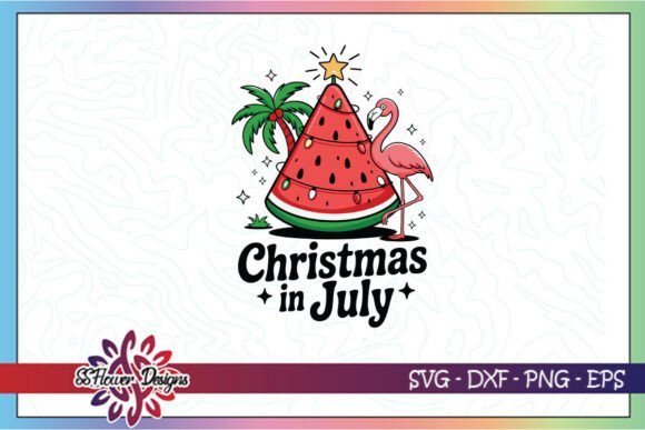 Christmas in July Funny Watermelon SVG Review