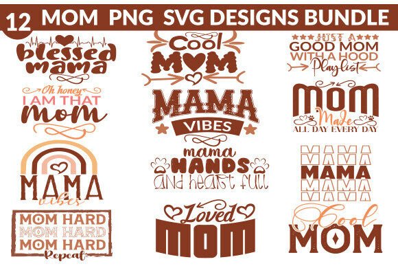 Cool Mom Funny PNG SVG Design Bundle Review