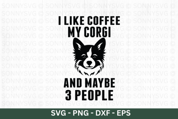 Corgi SVG Adds Playful Charm to Coffee-Loving Projects