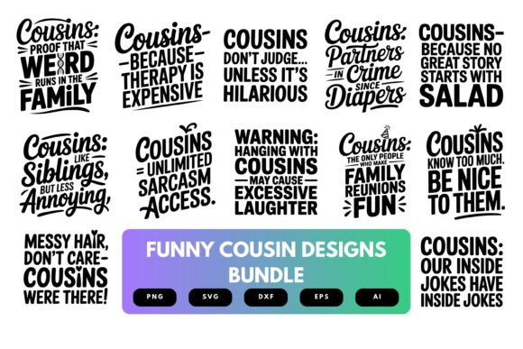 Funny Cousin SVG Bundle: A Designer’s Honest Review