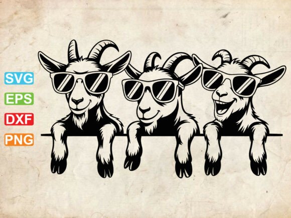 Goat SVG: A Playful Touch for Embroidery Projects