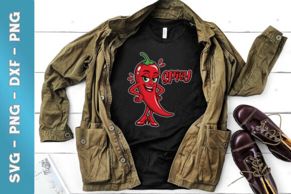 Spicy Hot Chili Pepper Funny Puns SVG